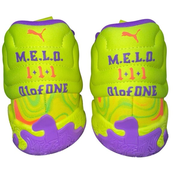 Puma LaMelo Ball MB.03 Spark Size 13 Basketball Sneaker Shoe Cosmic Slime New - Picture 5 of 9